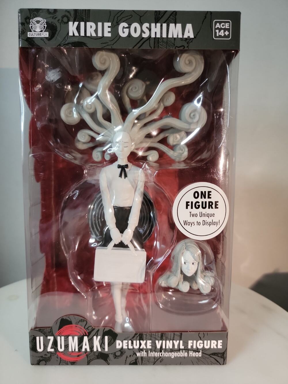 CultureFly Uzumaki Kirie Goshima Junji Ito Dlx Vinyl Figure Interchangeable Head